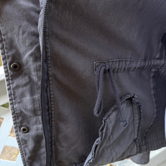 Velvet by Graham & Spencer Women Front Zip Snaps Jacket Size Petite 100% Cotton - Picture 12 of 14